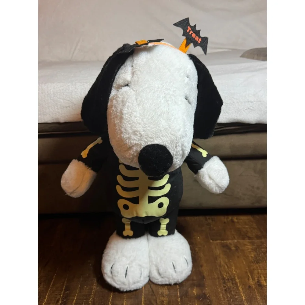 Snoopy Halloween Neon Glow Skeleton Door Greeter - 21